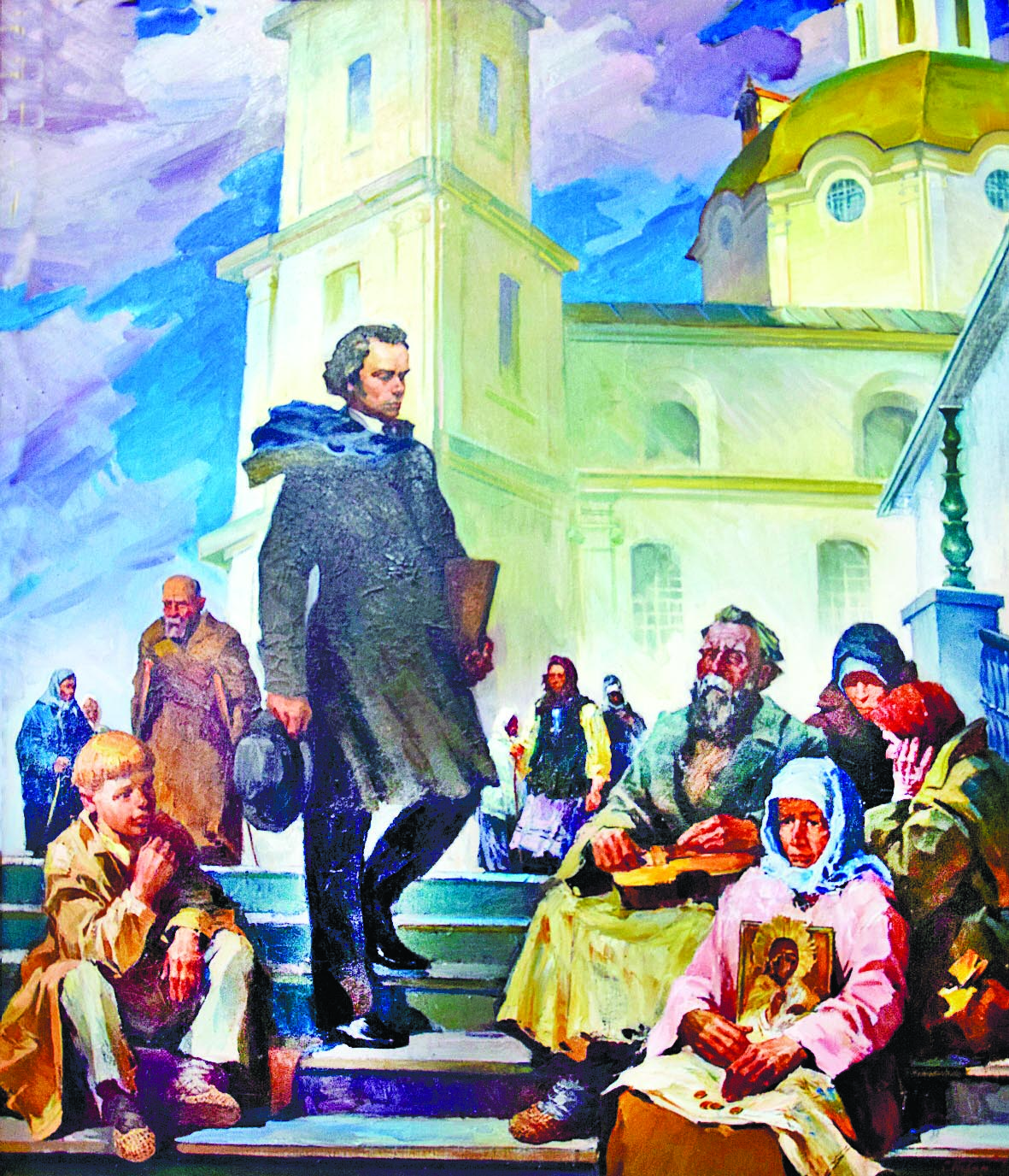 «Тарас Шевченко в Почаївській лаврі». Фото автора